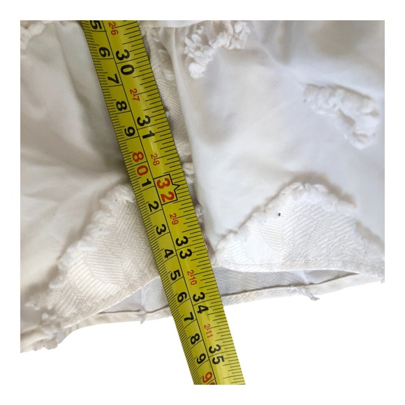 H&M‎ Exclusive Cream Jacquard Weave Boho Ruffle Tiered Babydoll Midi Dress S - Picture 12 of 13